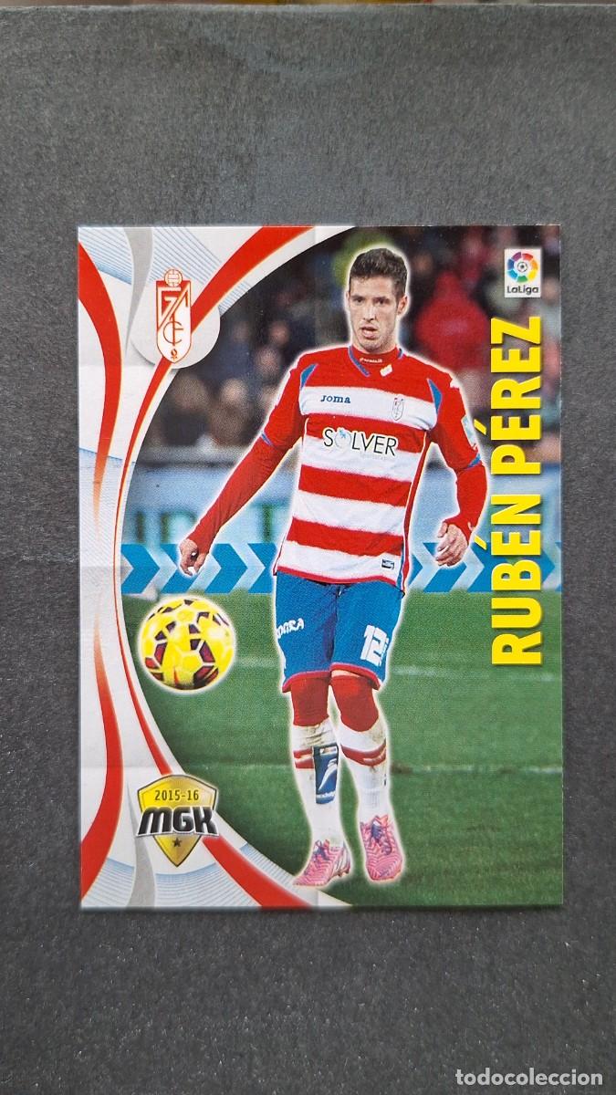 Cromos de f&uacute;tbol: L1 RUBEN PEREZ GRANADA C. F. 256 PANINI MEGACRACKS 2015 2016 15 16