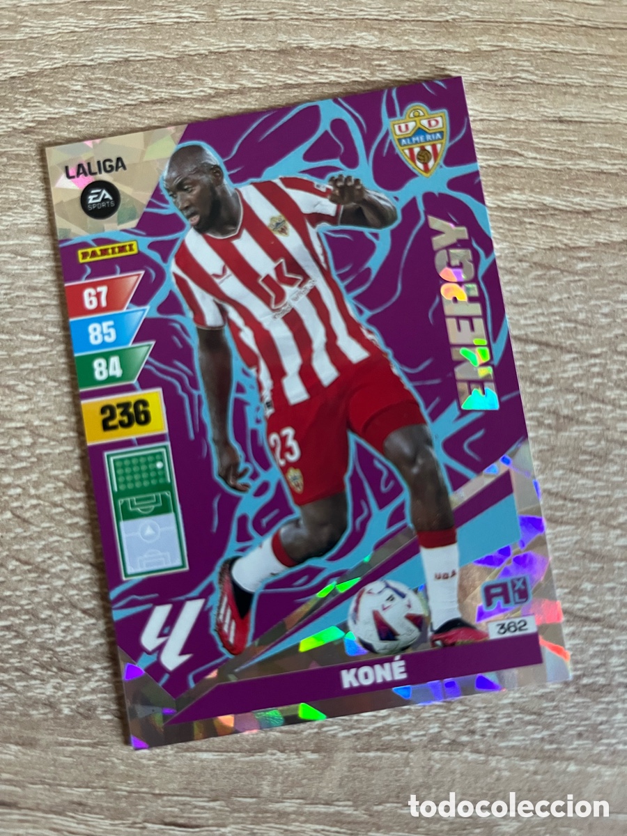 Cromos de f&uacute;tbol: 362 KON&Eacute; ENERGY ADRENALYN 2023 2024 23 24 ALMER&Iacute;A