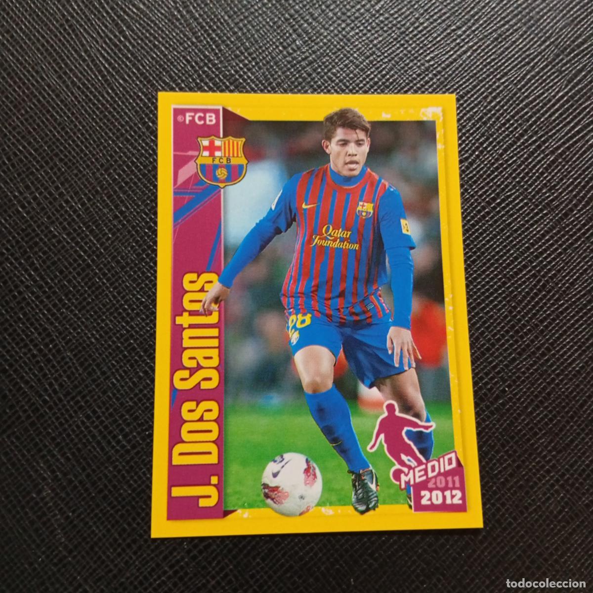 Cromos de f&uacute;tbol: 174 DOS SANTOS BARCELONA PANINI COLECCION OFICIAL 2011 2012 CROMO 11 12 - SIN PEGAR - A155 PG21