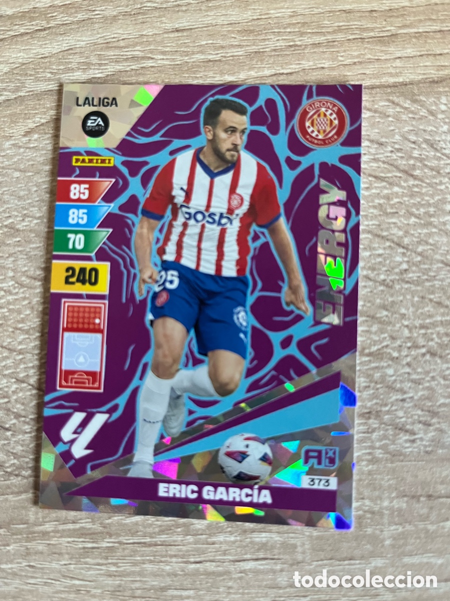 Cromos de f&uacute;tbol: 373 ERIC GARC&Iacute;A ENERGY ADRENALYN 2023 2024 23 24 GIRONA