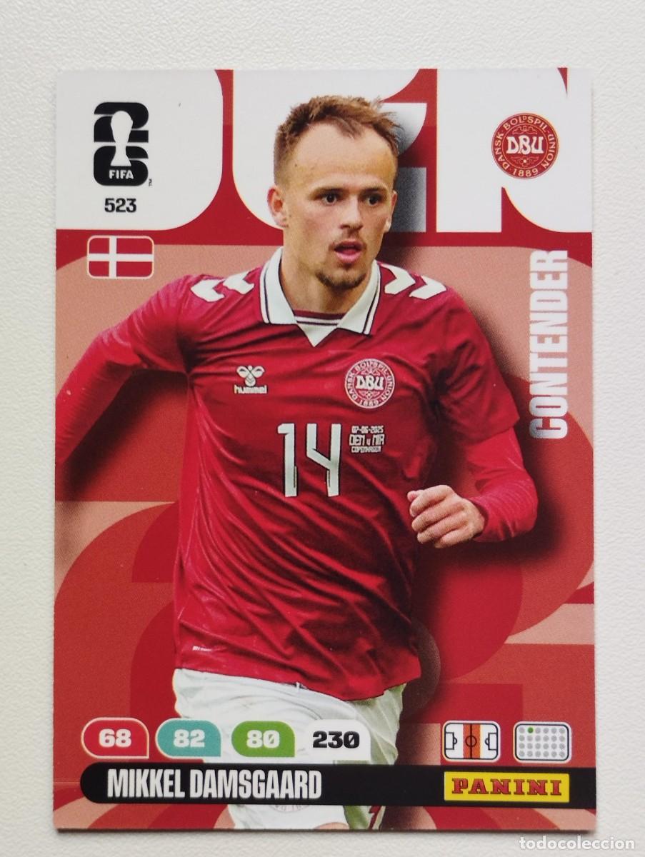 Cromos de f&uacute;tbol: CROMO CARD ADRENALYN PANINI MUNDIAL WORLD CUP 2026 CONTENDER DAMSGAARD 523 DINAMARCA