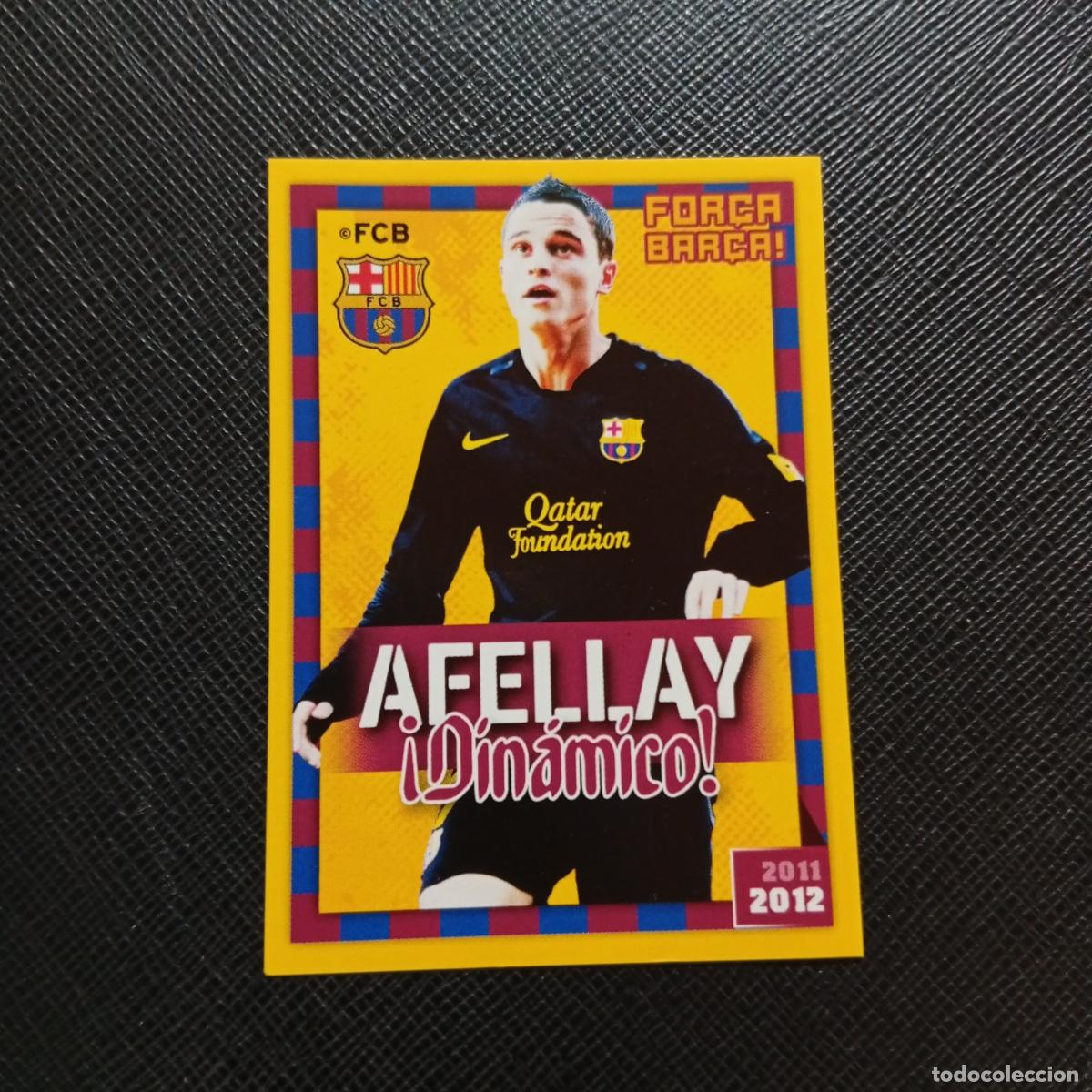 Cromos de f&uacute;tbol: 163 AFELLAY BARCELONA PANINI COLECCION OFICIAL 2011 2012 CROMO 11 12 - SIN PEGAR - A155 PG21