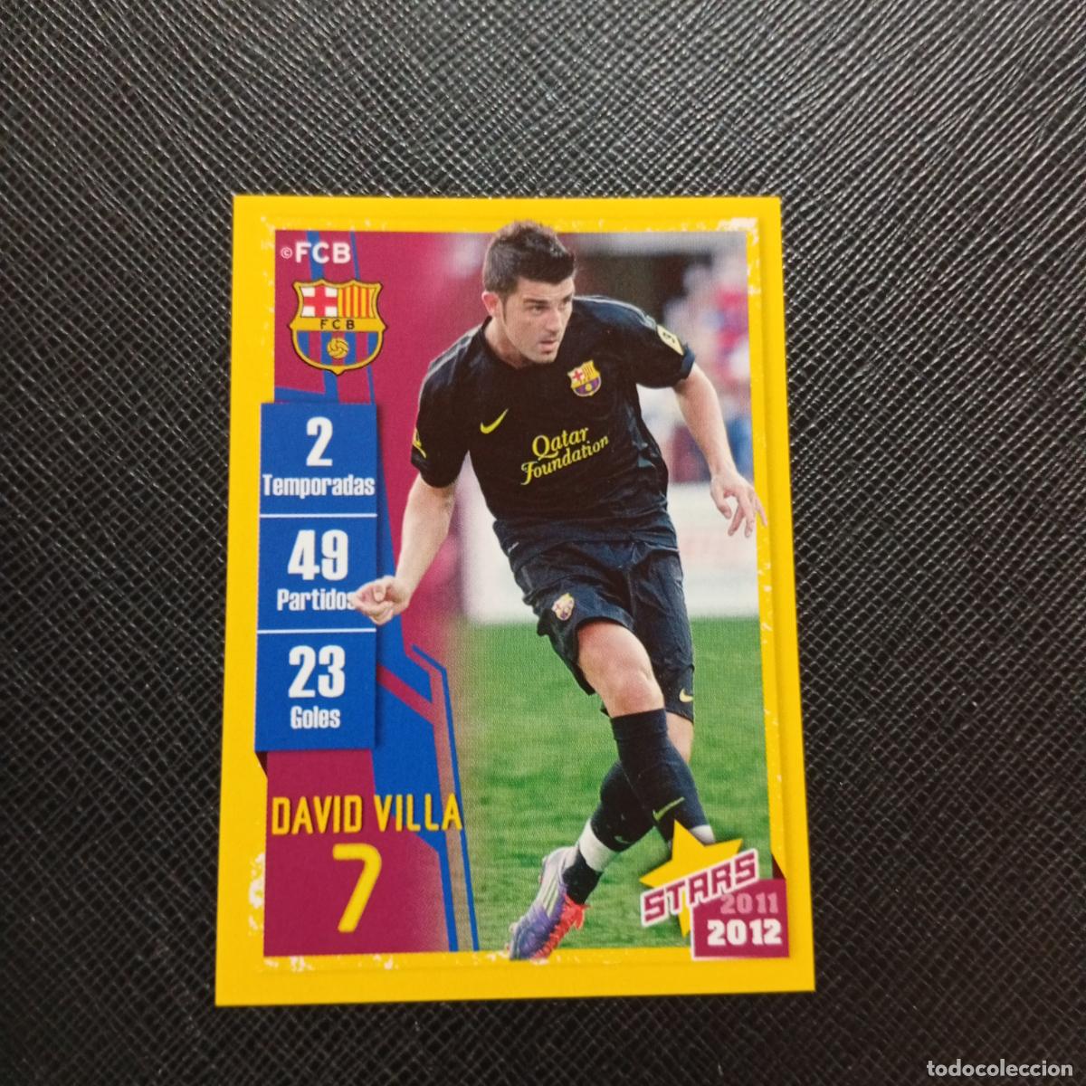 Cromos de f&uacute;tbol: 150 VILLA BARCELONA PANINI COLECCION OFICIAL 2011 2012 CROMO 11 12 - SIN PEGAR - A155 PG21