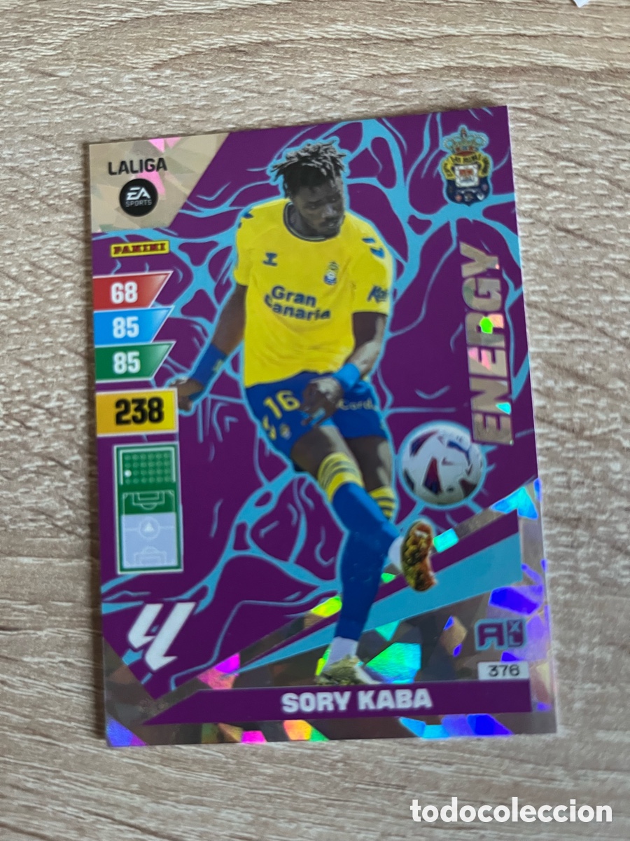 Cromos de Futebol: 376 SORY KABA ENERGY ADRENALYN 2023 2024 23 24 UD LAS PALMAS