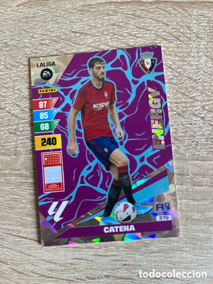 Fu&szlig;ball-Sticker: 379 CATENA ENERGY ADRENALYN 2023 2024 23 24 OSASUNA