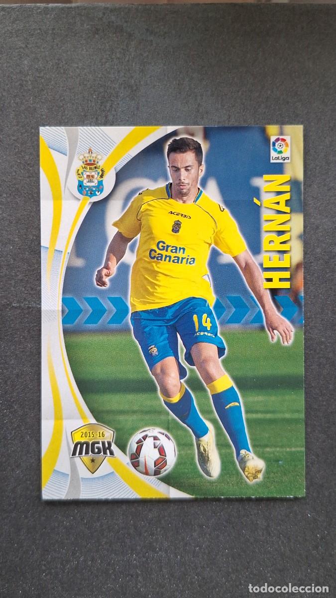 Fu&szlig;ball-Sticker: L1 HERNAN U. D. LAS PALMAS 282 PANINI MEGACRACKS 2015 2016 15 16