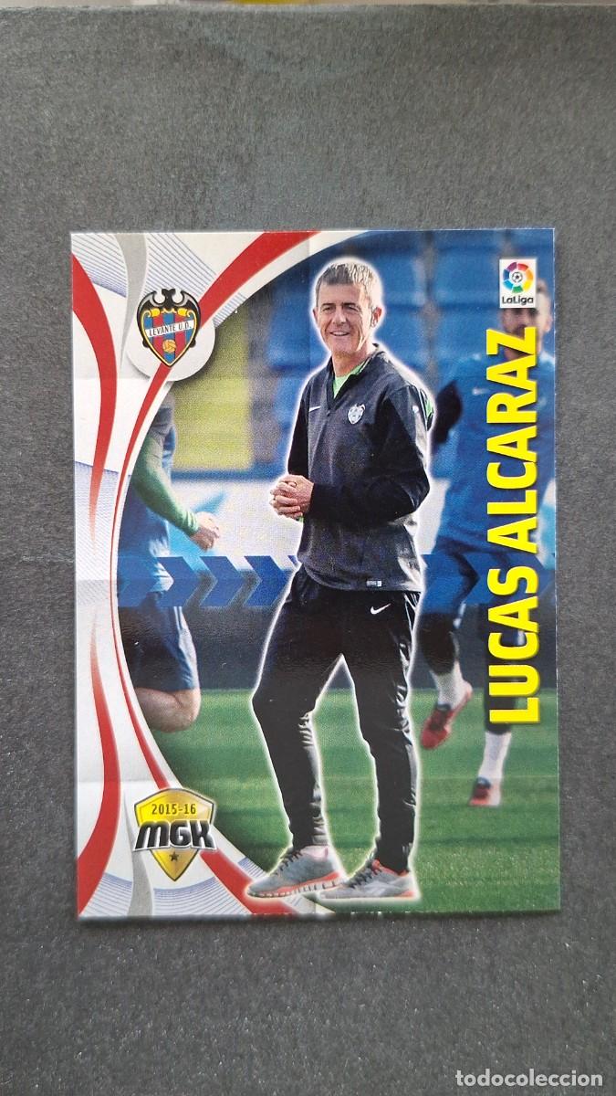 Cromos de Futebol: L1 LUCAS ALCARAZ ENTRENADOR LEVANTE U. D. 299 PANINI MEGACRACKS 2015 2016 15 16