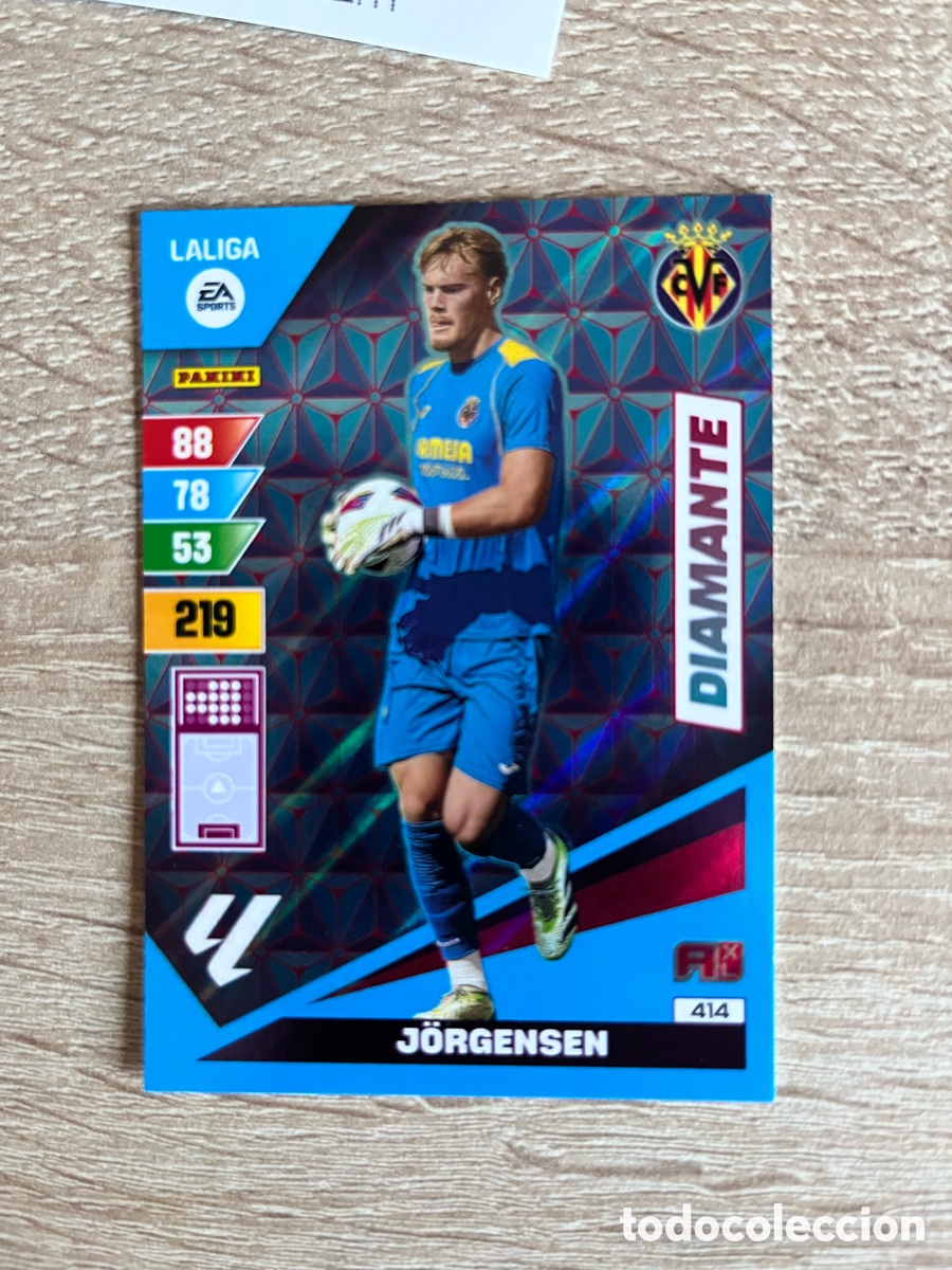 Cromos de Futebol: 414 JORGENSEN J&Ouml;RGENSEN DIAMANTE ADRENALYN 2023 2024 23 24 VILLARREAL
