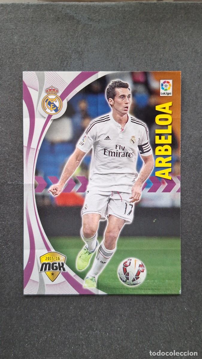 Cromos de f&uacute;tbol: L1 ARBELOA REAL MADRID 330 PANINI MEGACRACKS 2015 2016 15 16