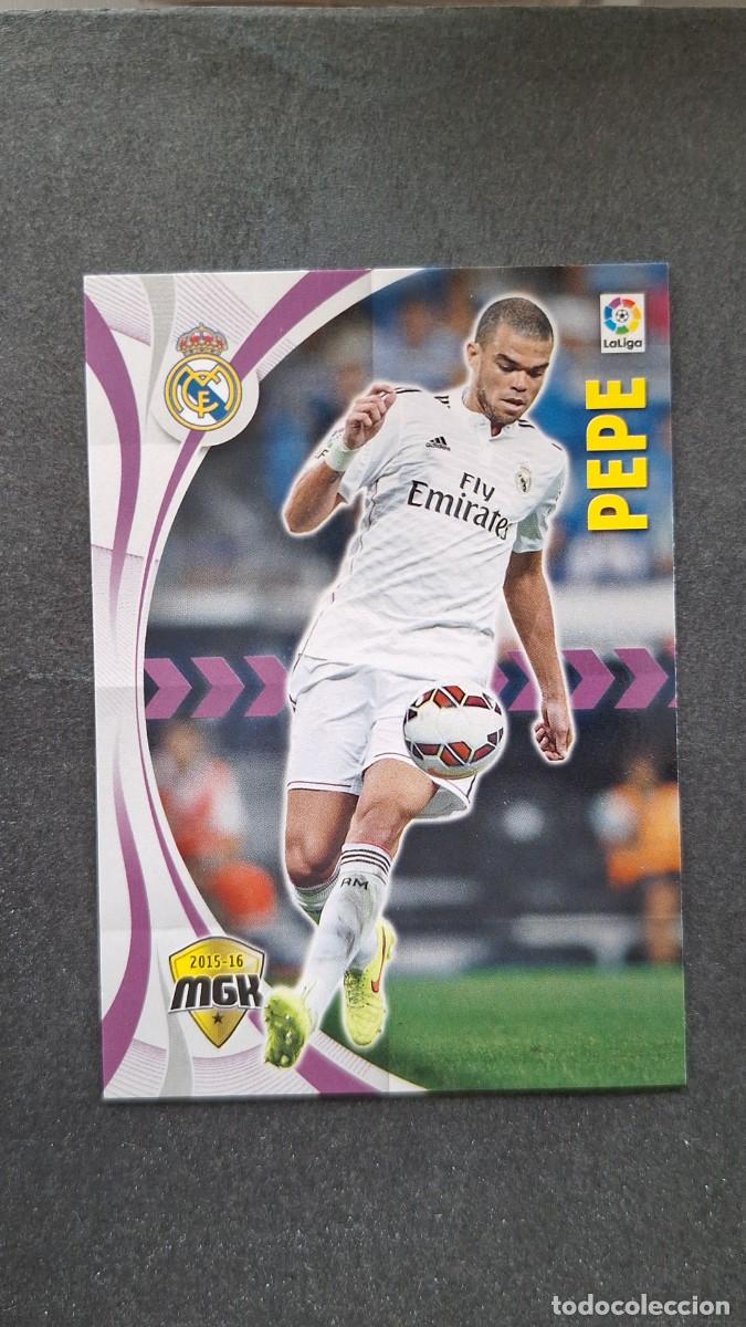 Cromos de f&uacute;tbol: L1 PEPE REAL MADRID 332 PANINI MEGACRACKS 2015 2016 15 16