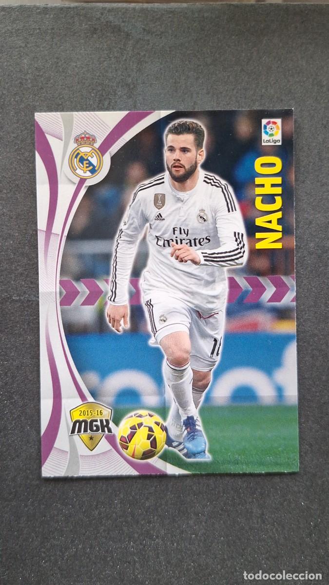 Cromos de f&uacute;tbol: L1 NACHO REAL MADRID 334 PANINI MEGACRACKS 2015 2016 15 16