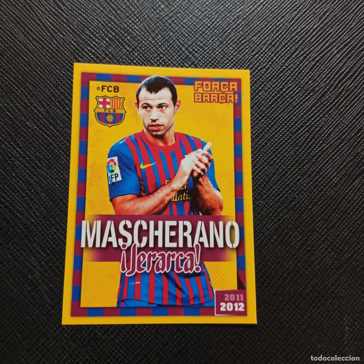 Cartes &agrave; collectionner de Football: 72 MASCHERNAO BARCELONA PANINI COLECCION OFICIAL 2011 2012 CROMO 11 12 - SIN PEGAR - A155 PG24