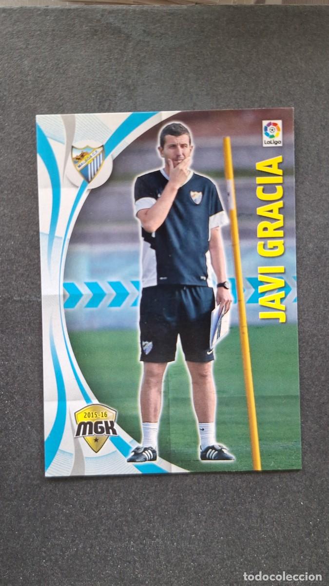 Cartes &agrave; collectionner de Football: L1 JAVI GRACIA ENTRENADOR MALAGA C. F. 353 PANINI MEGACRACKS 2015 2016 15 16
