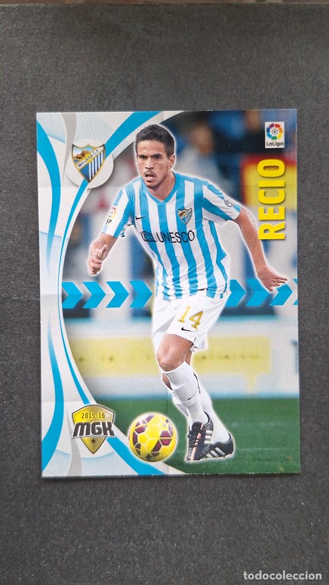 Figurine di Calcio: L1 RECIO MALAGA C. F. 365 PANINI MEGACRACKS 2015 2016 15 16