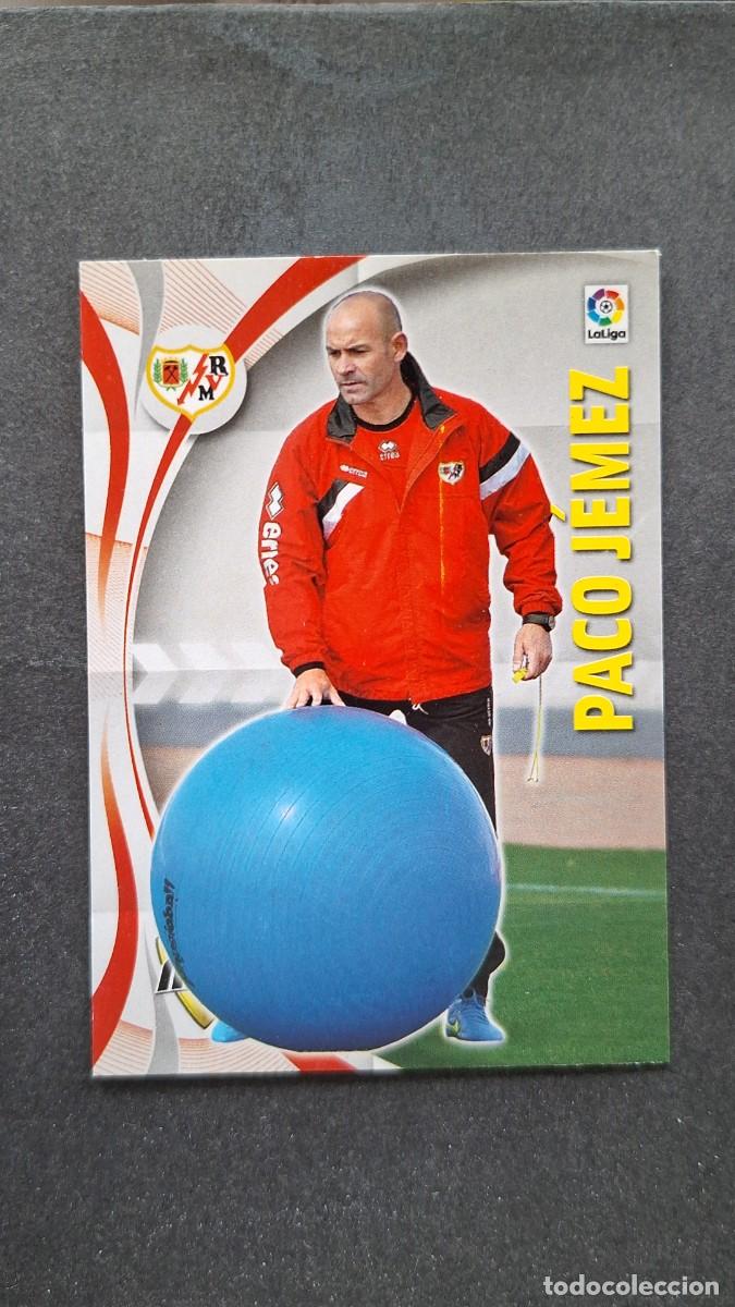 Cromos de f&uacute;tbol: L1 PACO JEMEZ ENTRENADOR RAYO VALLECANO 380 PANINI MEGACRACKS 2015 2016 15 16