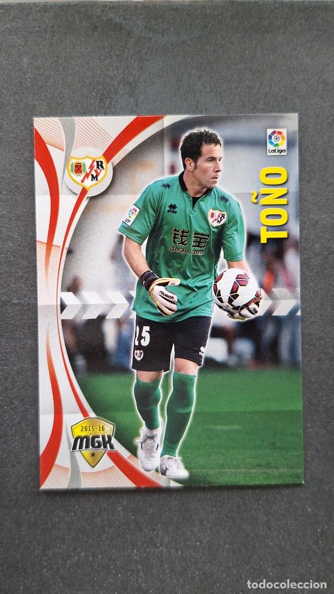 Cromos de f&uacute;tbol: L1 TO&Ntilde;O RAYO VALLECANO 381 PANINI MEGACRACKS 2015 2016 15 16