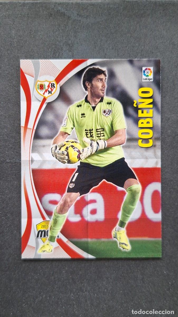 Cromos de f&uacute;tbol: L1 COBE&Ntilde;O RAYO VALLECANO 382 PANINI MEGACRACKS 2015 2016 15 16
