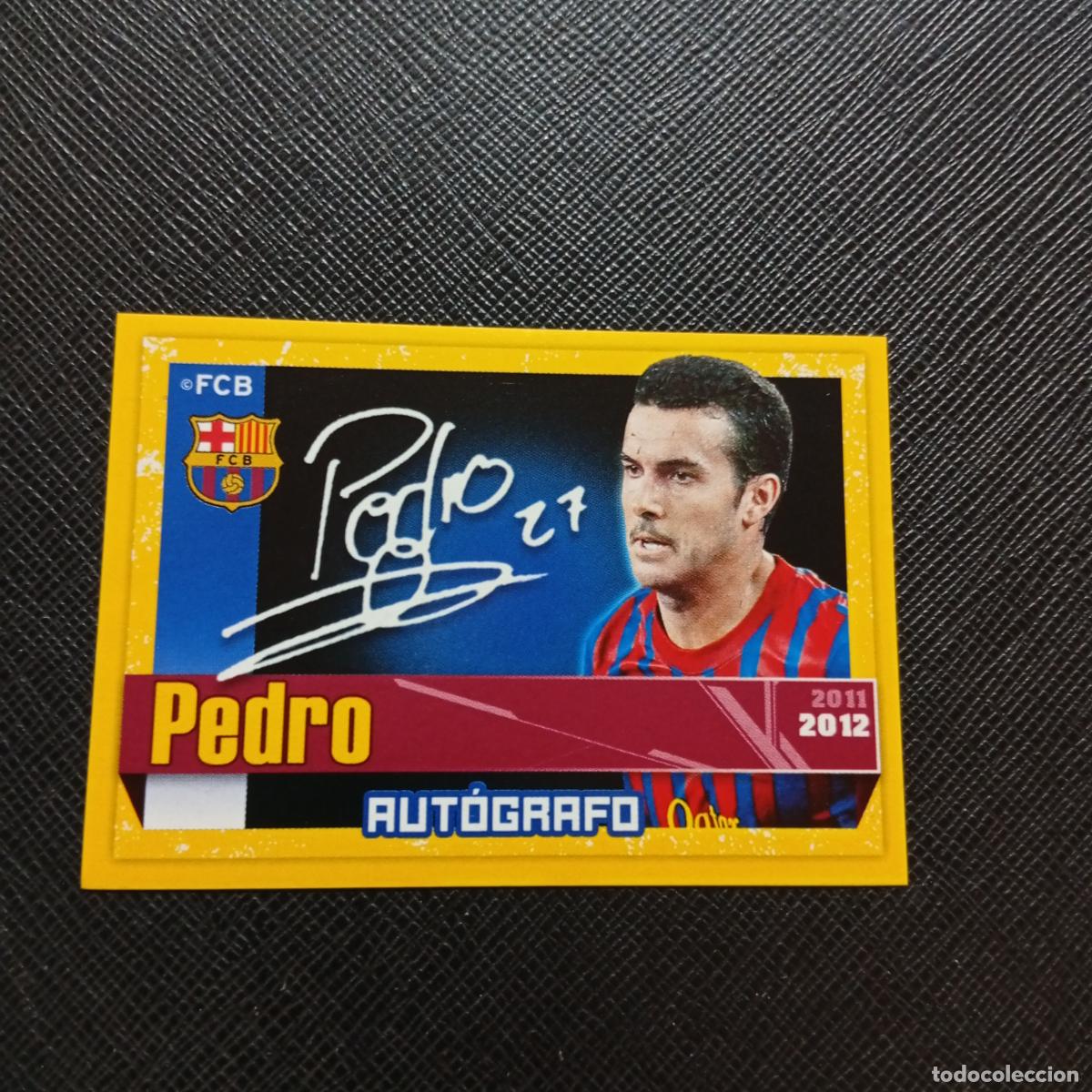 Cromos de f&uacute;tbol: 158 PEDRO BARCELONA PANINI COLECCION OFICIAL 2011 2012 CROMO 11 12 - SIN PEGAR - A155 PG25