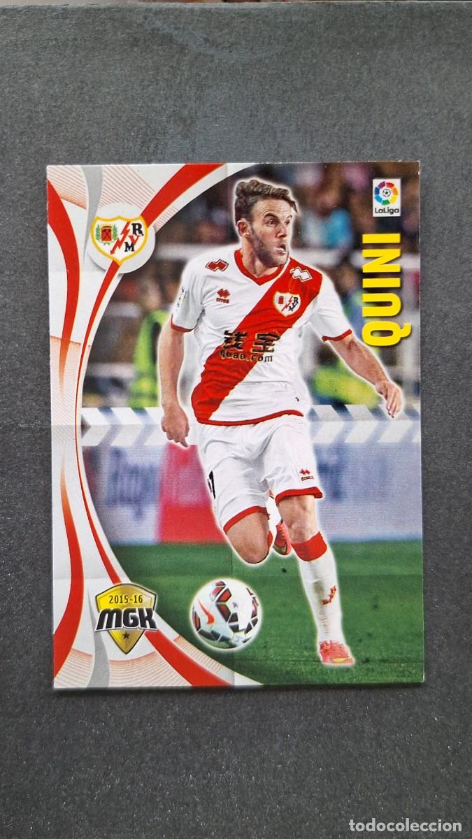 Cromos de f&uacute;tbol: L1 QUINI RAYO VALLECANO 384 PANINI MEGACRACKS 2015 2016 15 16