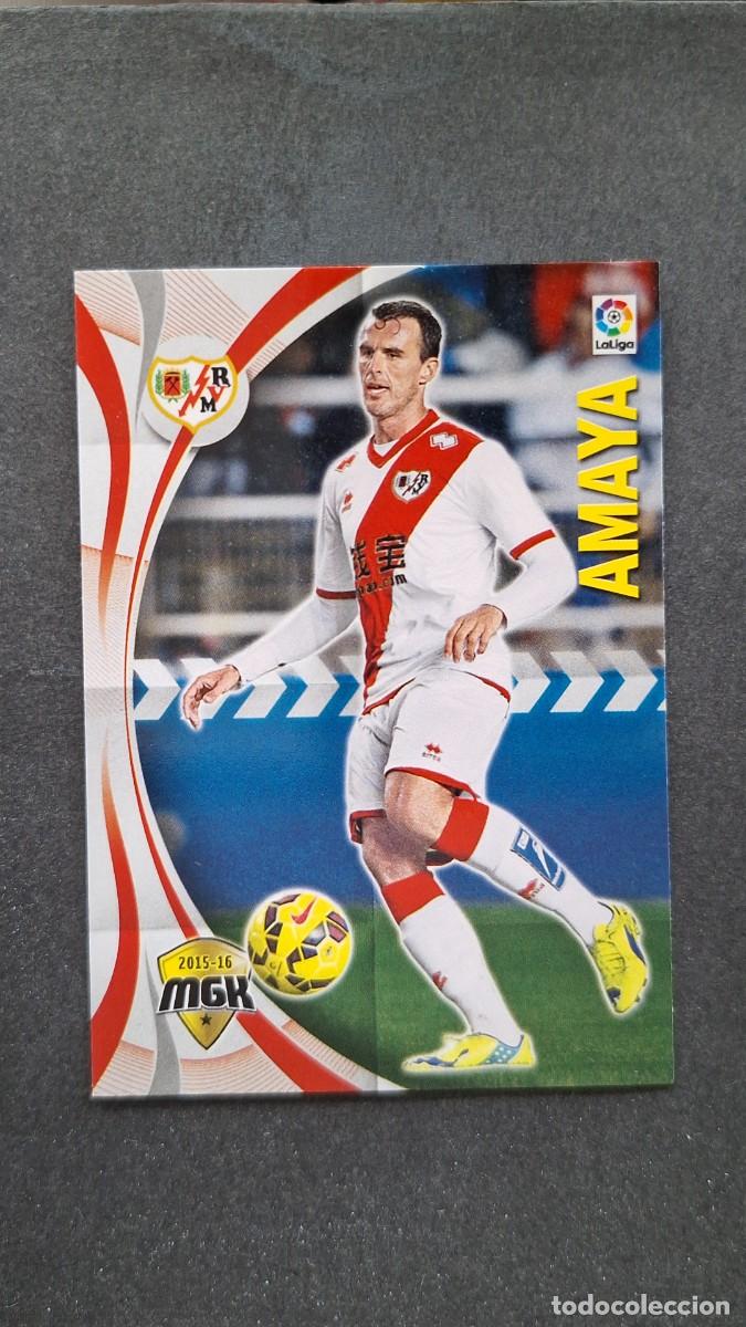 Cromos de f&uacute;tbol: L1 AMAYA RAYO VALLECANO 385 PANINI MEGACRACKS 2015 2016 15 16