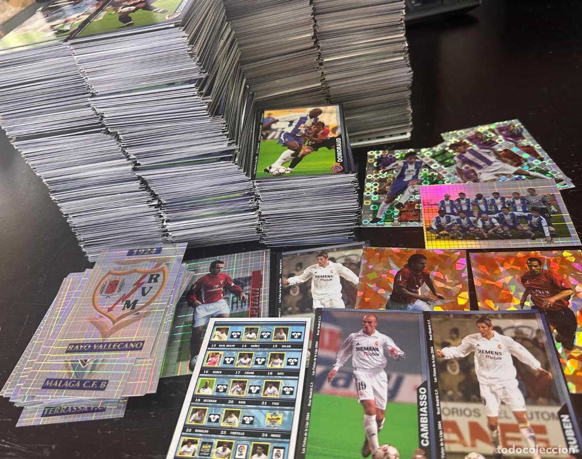 Football Stickers: Lote 2650 Cards Aprox Mundicromo 2003 2004 Escudos Brillantes, Brillantes...