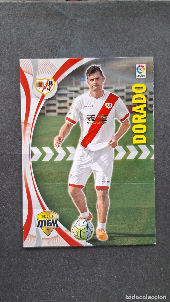 Cromos de f&uacute;tbol: L1 DORADO RAYO VALLECANO 387 PANINI MEGACRACKS 2015 2016 15 16