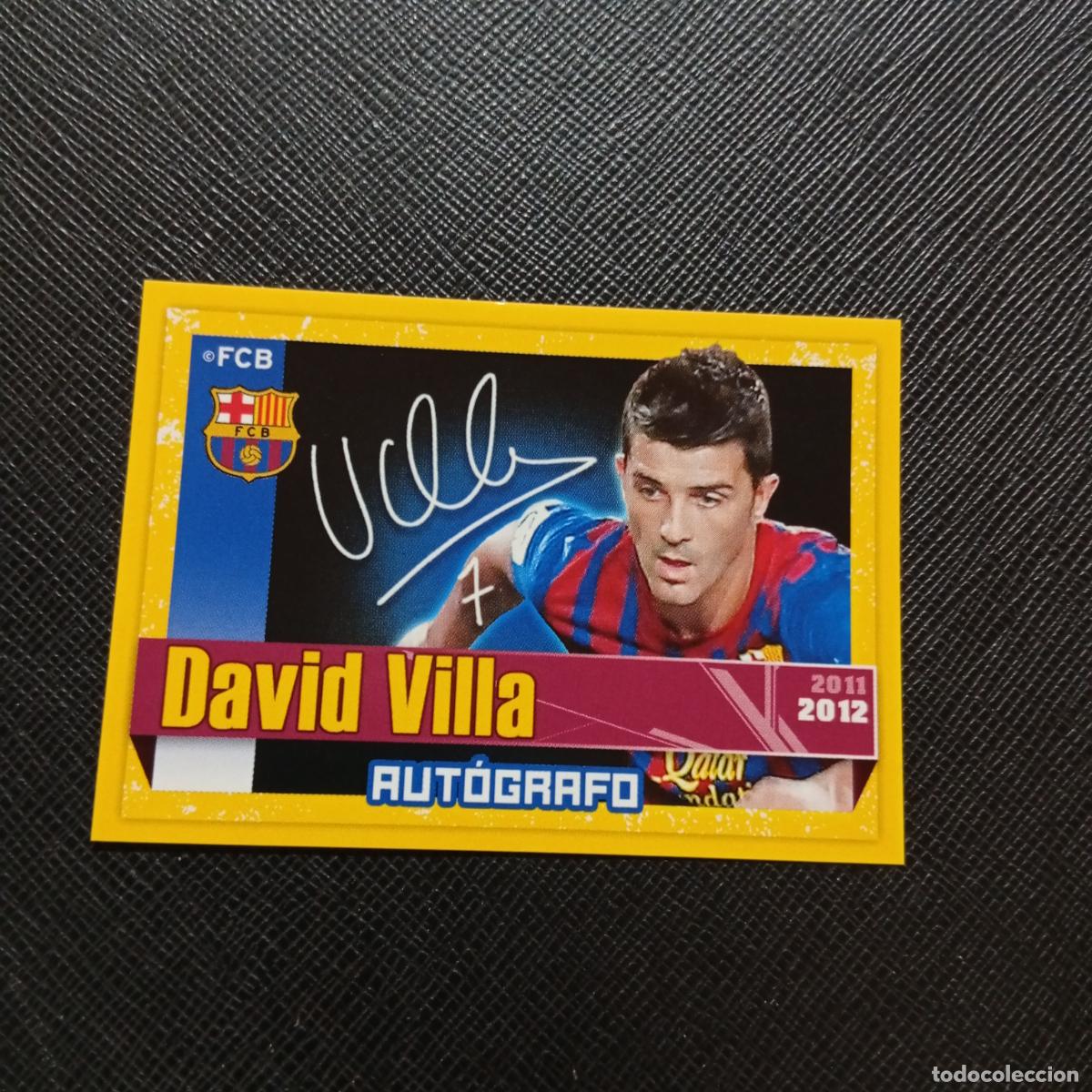 Cromos de Futebol: 152 VILLA BARCELONA PANINI COLECCION OFICIAL 2011 2012 CROMO 11 12 - SIN PEGAR - A155 PG26