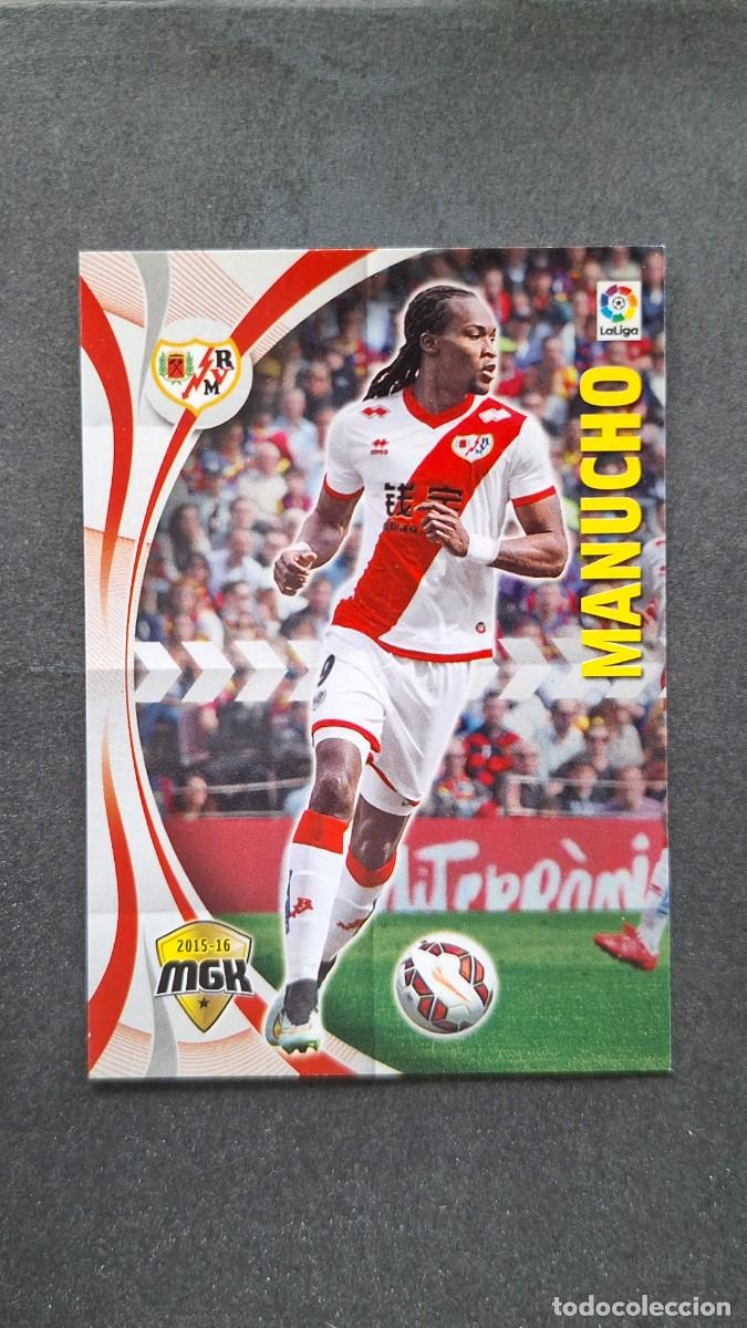 Cromos de Futebol: L1 MANUCHO RAYO VALLECANO 398 PANINI MEGACRACKS 2015 2016 15 16