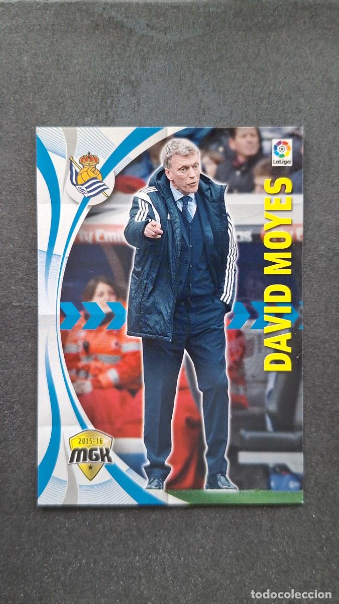 Cromos de Futebol: L1 DAVID MOYES ENTRENADOR REAL SOCIEDAD 407 PANINI MEGACRACKS 2015 2016 15 16
