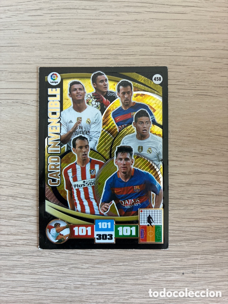 Cromos de f&uacute;tbol: Card Invencible 2015-2016