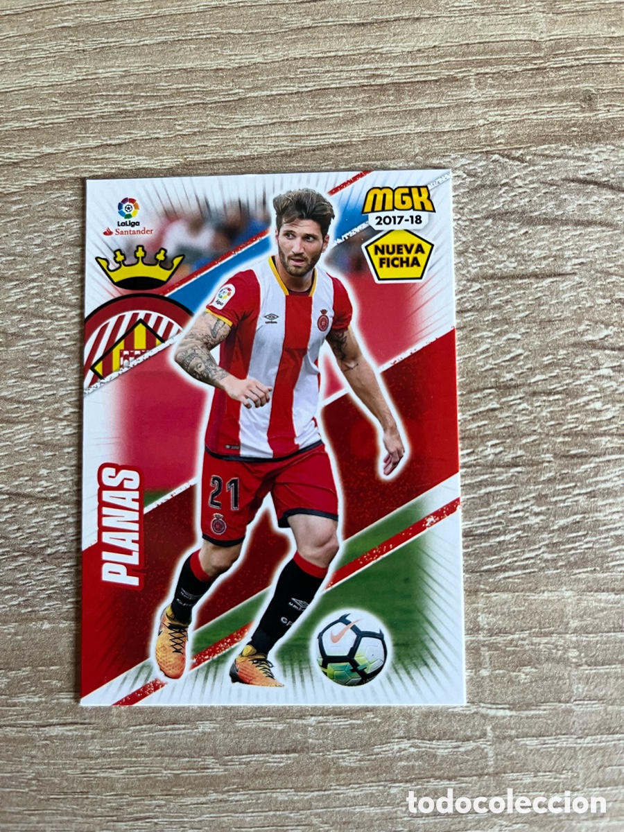 Fu&szlig;ball-Sticker: 275 BIS PLANAS NUEVA FICHA MEGACRACKS MGK 2017 2018 17 18 GIRONA