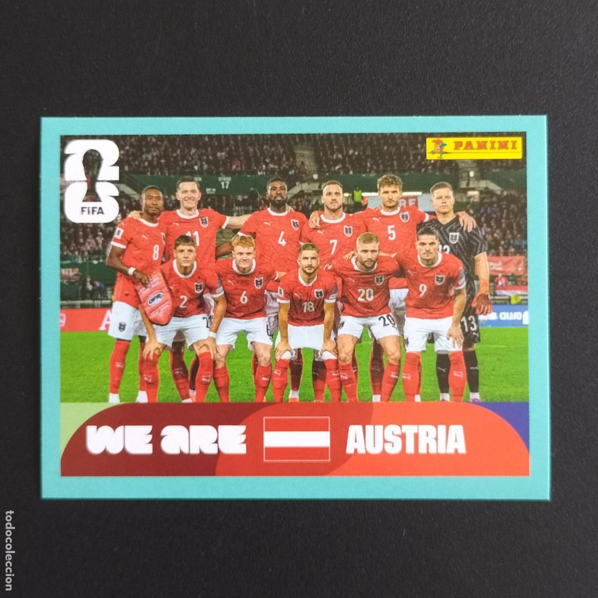 Fu&szlig;ball-Sticker: AUT 13 SELECCION EQUIPO AUSTRIA CROMOS STICKER MUNDIAL 26 2026 FIFA WORLD CUP PANINI
