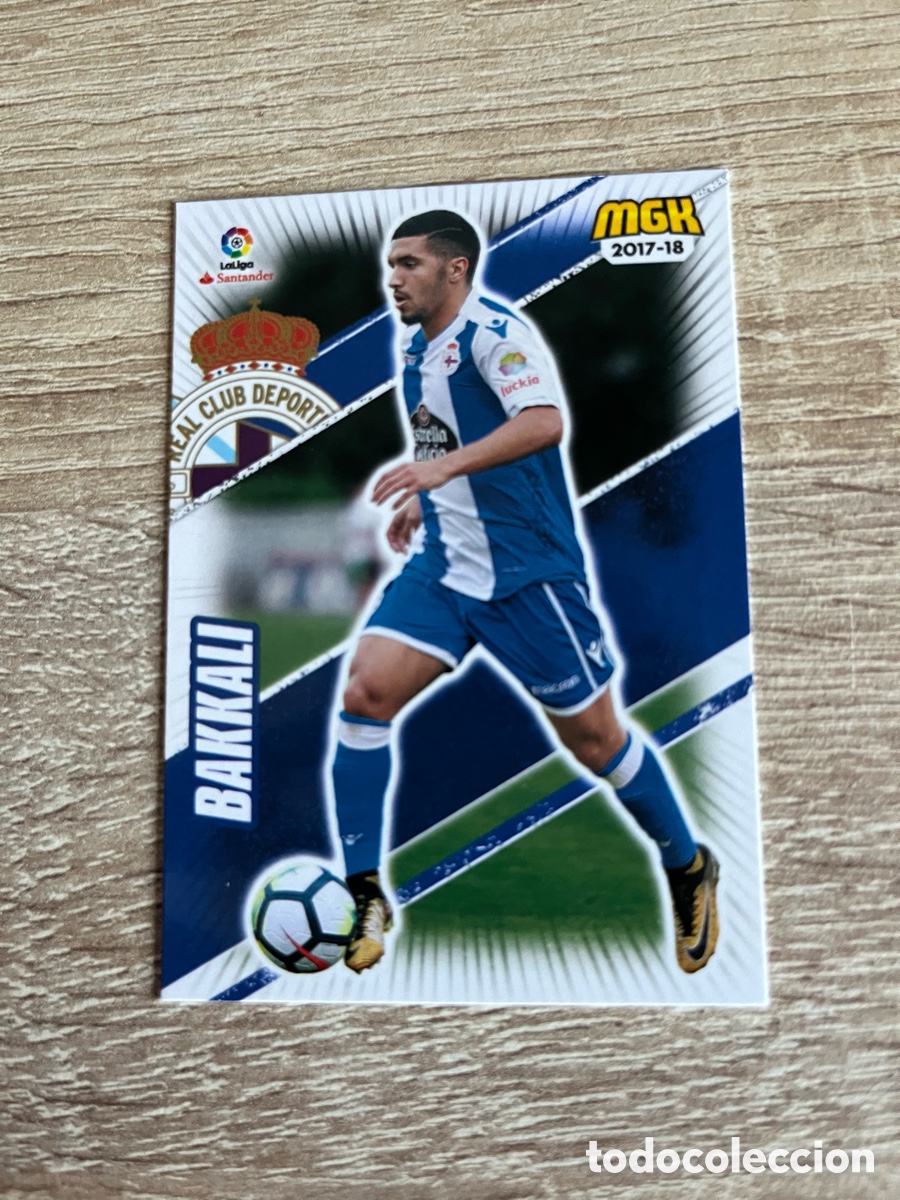 Fu&szlig;ball-Sticker: 180 BAKKALI MEGACRACKS MGK 2017 2018 17 18 DEPORTIVO A CORU&Ntilde;A