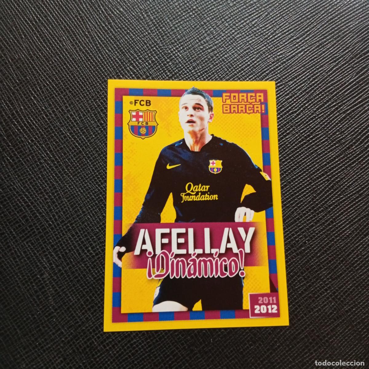 Fu&szlig;ball-Sticker: 163 AFELLAY BARCELONA PANINI COLECCION OFICIAL 2011 2012 CROMO 11 12 - SIN PEGAR - A155 PG30