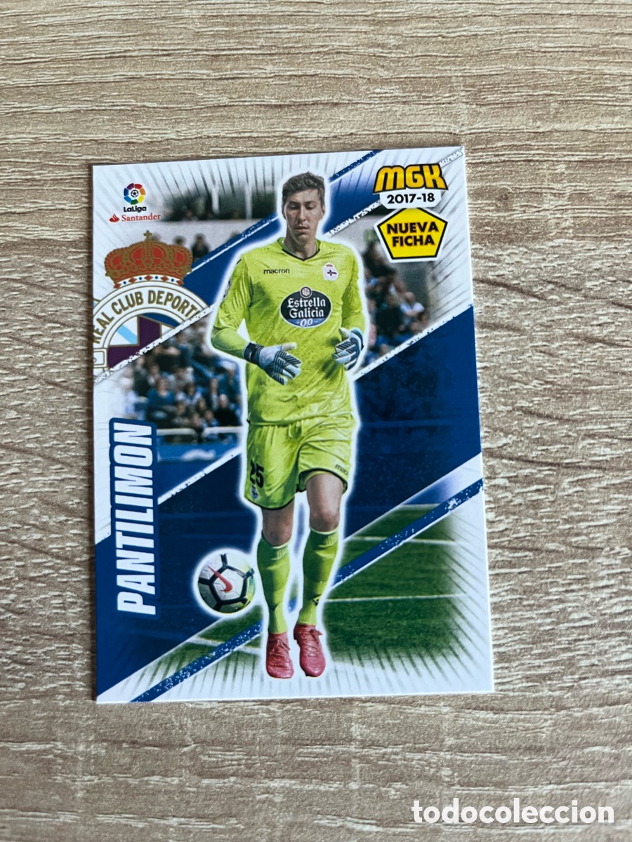 Fu&szlig;ball-Sticker: 164 BIS PANTILIMON NUEVA FICHA MEGACRACKS MGK 2017 2018 17 18 DEPORTIVO A CORU&Ntilde;A