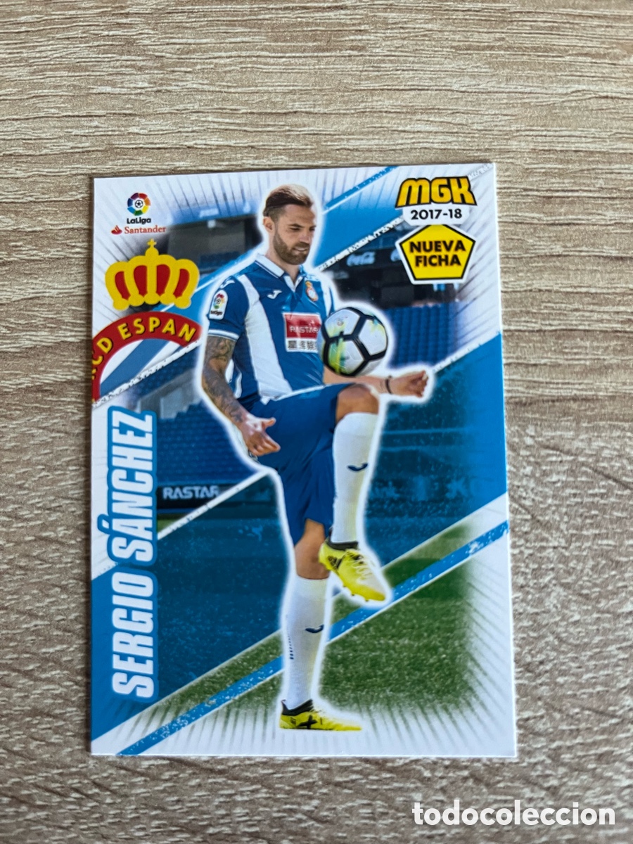 Cromos de f&uacute;tbol: 221 BIS SERGIO S&Aacute;NCHEZ NUEVA FICHA MEGACRACKS MGK 2017 2018 17 18 ESPA&Ntilde;OL ESPANYOL