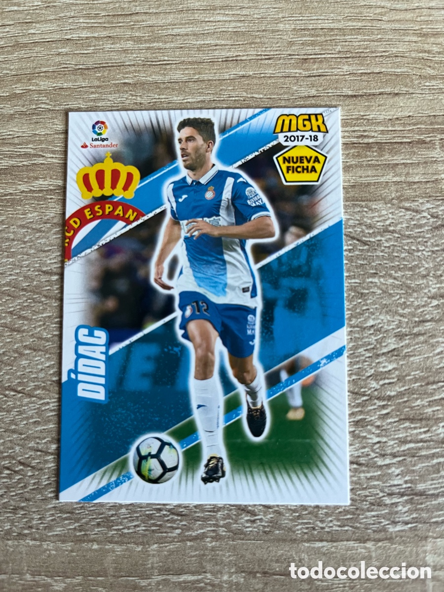 Cromos de f&uacute;tbol: 222 BIS D&Iacute;DAC DIDAC NUEVA FICHA MEGACRACKS MGK 2017 2018 17 18 ESPA&Ntilde;OL ESPANYOL