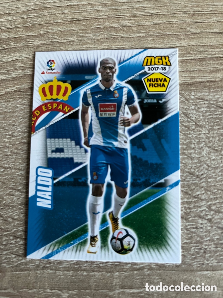 Cromos de f&uacute;tbol: 223 BIS NALDO NUEVA FICHA MEGACRACKS MGK 2017 2018 17 18 ESPA&Ntilde;OL ESPANYOL