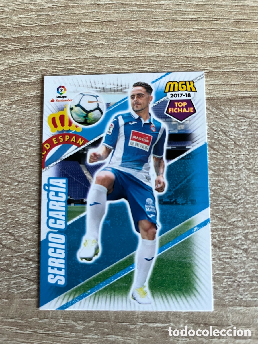 Cromos de f&uacute;tbol: 236 SERGIO GARC&Iacute;A TOP FICHAJE MEGACRACKS MGK 2017 2018 17 18 ESPA&Ntilde;OL ESPANYOL