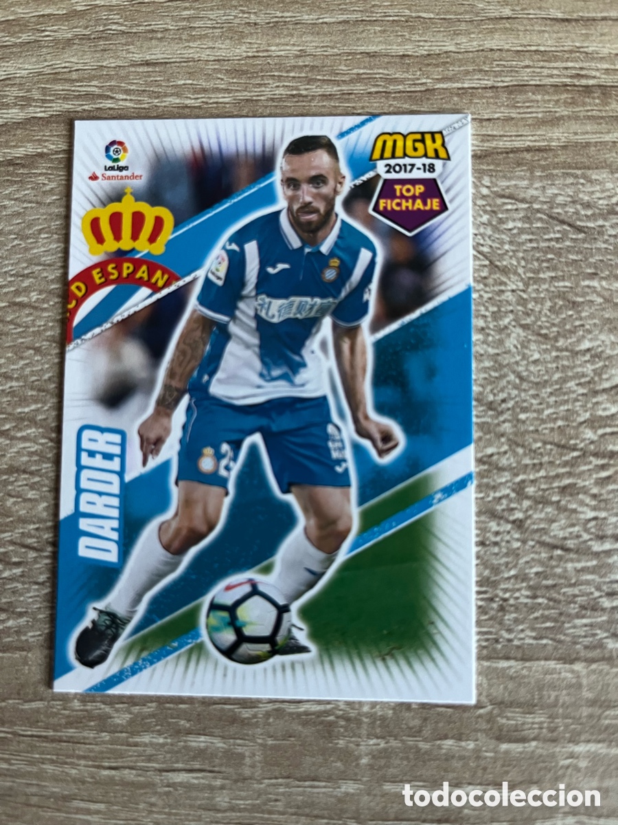 Cromos de f&uacute;tbol: 237 DARDER TOP FICHAJE MEGACRACKS MGK 2017 2018 17 18 ESPA&Ntilde;OL ESPANYOL