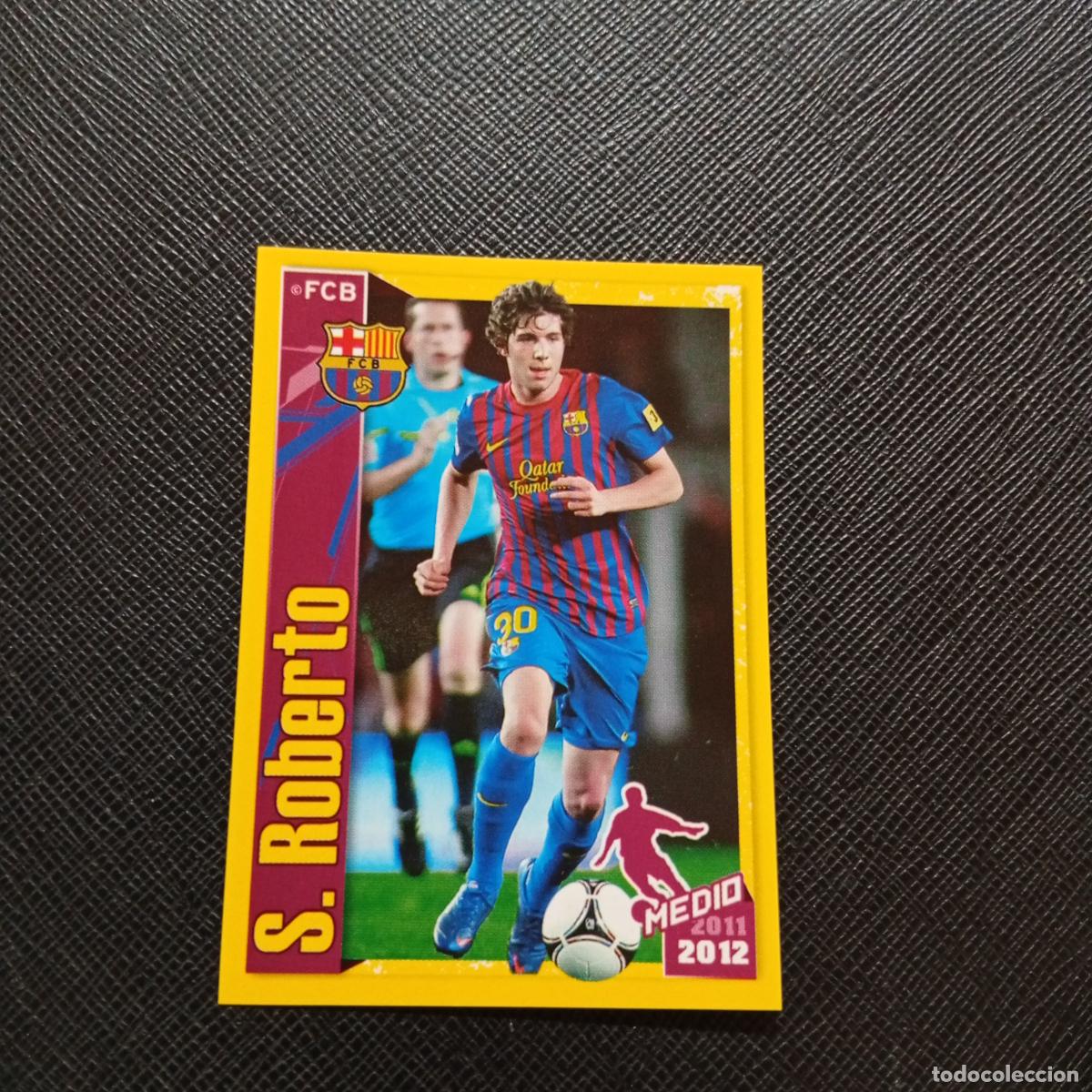 Cromos de f&uacute;tbol: 176 SERGI ROBERTO BARCELONA PANINI COLECCION OFICIAL 2011 2012 CROMO 11 12 - SIN PEGAR - A154 PG1