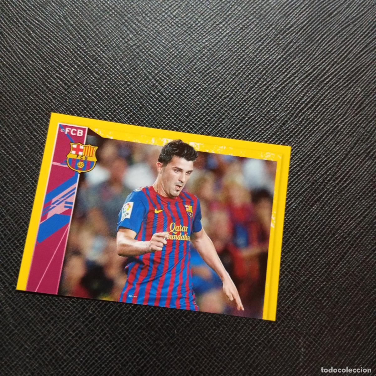 Cromos de f&uacute;tbol: 148 VILLA BARCELONA PANINI COLECCION OFICIAL 2011 2012 CROMO 11 12 - SIN PEGAR - A154 PG4