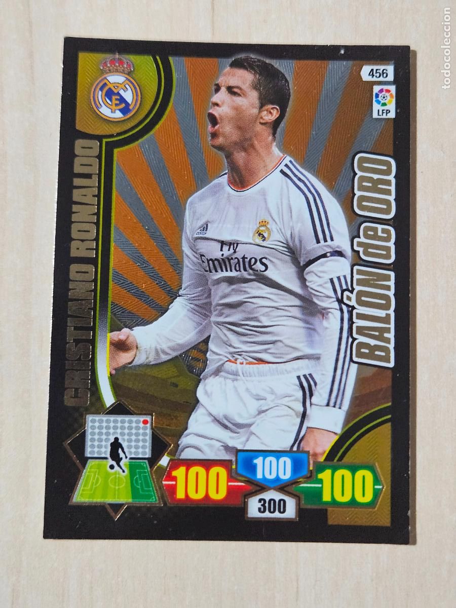 Cromos de f&uacute;tbol: FICHA N&ordm; 456 CRISTIANO RONALDO - ADRENALYN 13 14 - PANINI 2013 -14 - CROMO - BALON DE ORO