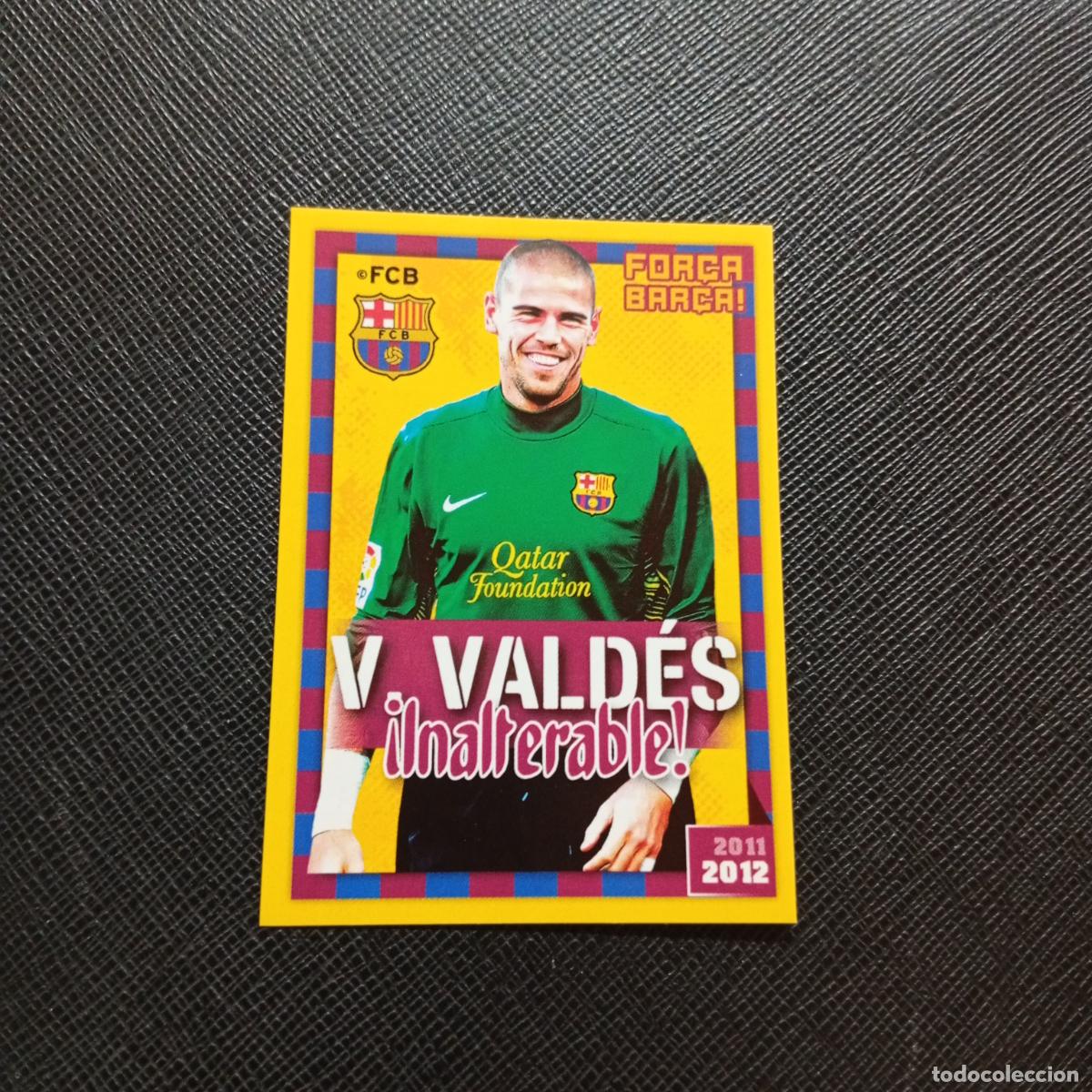 Cromos de f&uacute;tbol: 24 VICTOR VALDES BARCELONA PANINI COLECCION OFICIAL 2011 2012 CROMO 11 12 - SIN PEGAR - A154 PG4