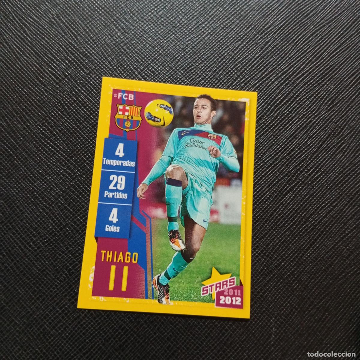 Cromos de f&uacute;tbol: 89 THIAGO BARCELONA PANINI COLECCION OFICIAL 2011 2012 CROMO 11 12 - SIN PEGAR - A154 PG5