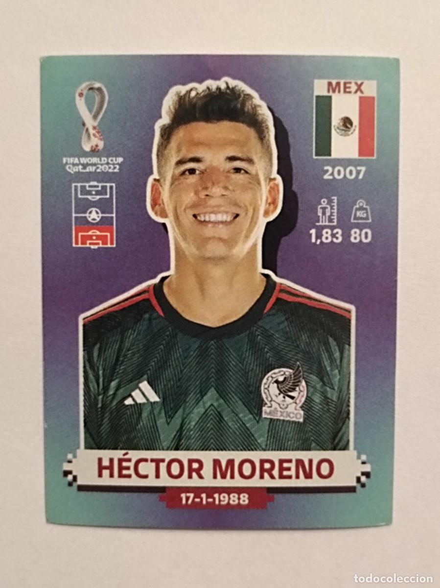 Cromos de f&uacute;tbol: #MEX 8 HECTOR MORENO (MEXICO) MUNDIAL QATAR 2022 PANINI