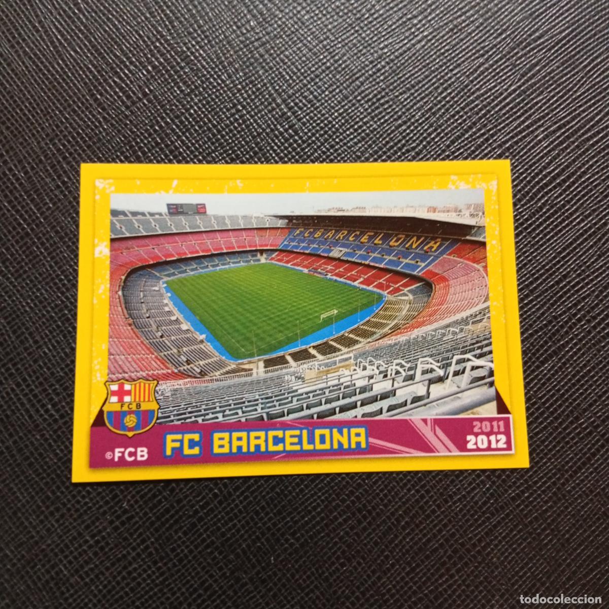 Cromos de f&uacute;tbol: 4 CAMP NOU BARCELONA PANINI COLECCION OFICIAL 2011 2012 CROMO 11 12 - SIN PEGAR - A154 PG5