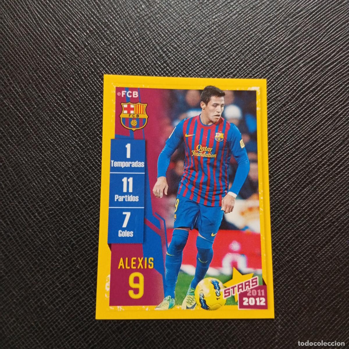 Cromos de f&uacute;tbol: 132 ALEXIS SANCHEZ BARCELONA PANINI COLECCION OFICIAL 2011 2012 CROMO 11 12 - SIN PEGAR - A154 PG5