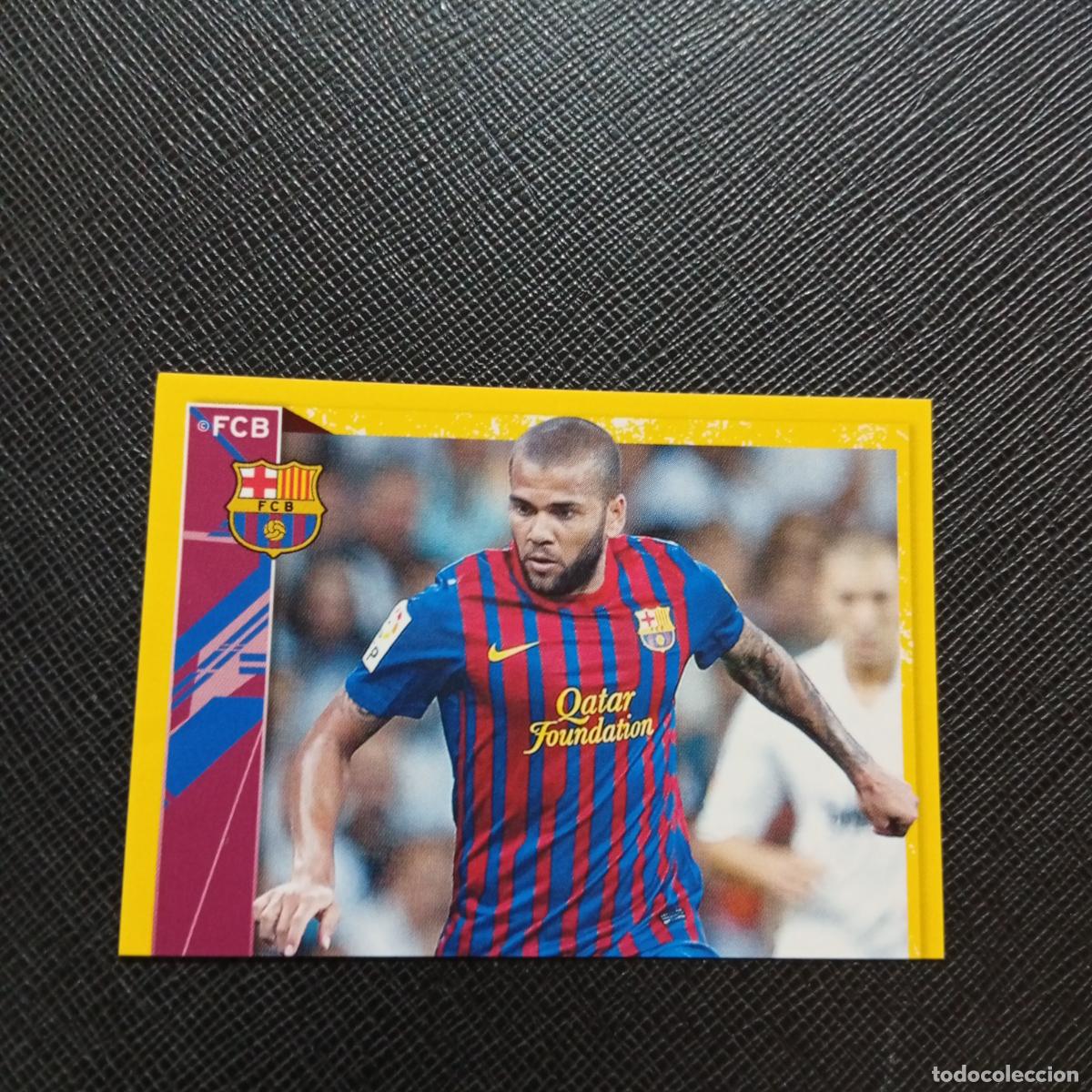 Cromos de f&uacute;tbol: 33 DANI ALVES BARCELONA PANINI COLECCION OFICIAL 2011 2012 CROMO 11 12 - SIN PEGAR - A154 PG5