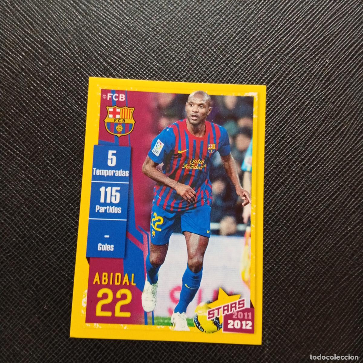 Cromos de f&uacute;tbol: 59 ABIDAL BARCELONA PANINI COLECCION OFICIAL 2011 2012 CROMO 11 12 - SIN PEGAR - A154 PG6